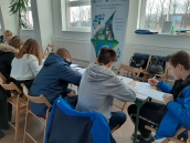 Wsparcie rodziców i dzieci  podczas Powiatowego Badania Predyspozycji Zawodowych  w Kołobrzegu